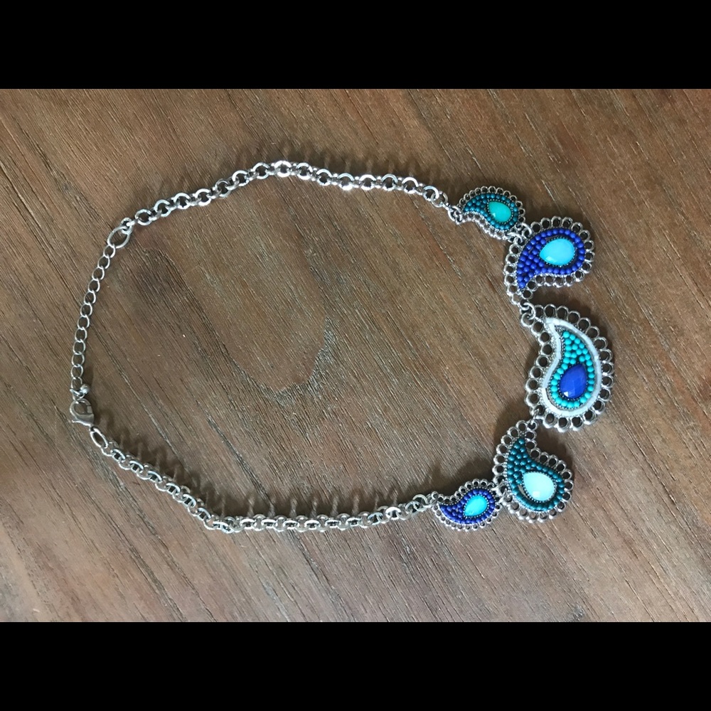 Blue Statement Necklace